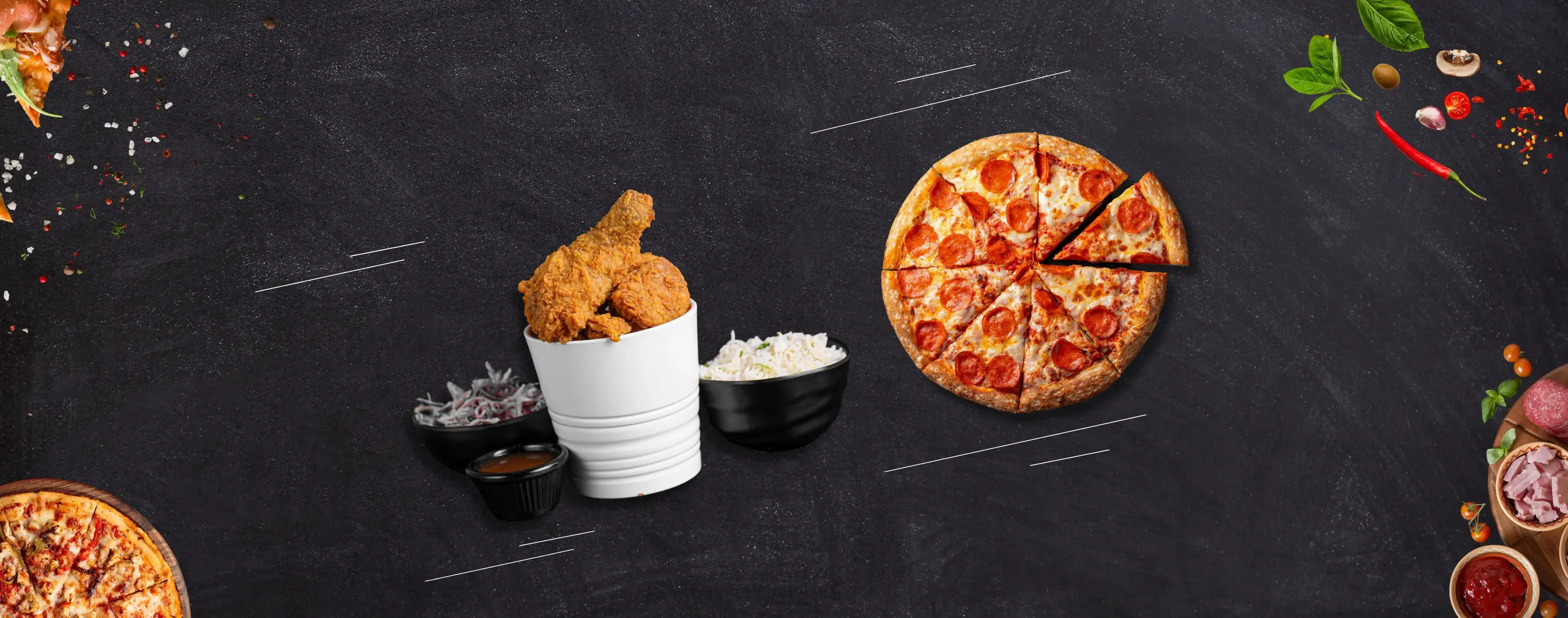 Canadian Pizza Unlimited Edmonton 100% Halal pizza with unlimited toppings